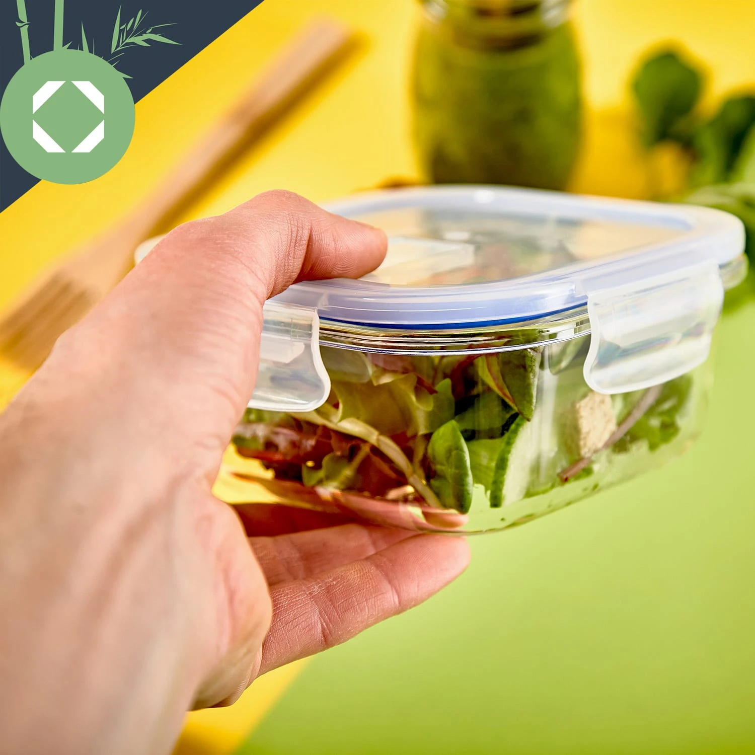 Quadratische Glasbox 800 Ml, 620 Ml, 320 Ml Mit Deckel Luftdicht Auslaufsicher 9 Quadratische Glasbox 800 Ml, 620 Ml, 320 Ml Mit Deckel Luftdicht Auslaufsicher – Bild 7