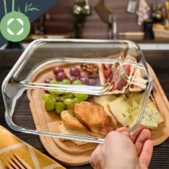 Glas-Servierplatte Luftdicht Geschmacksneutral Spülmaschinenfest 10 Glas-Servierplatte Luftdicht Geschmacksneutral Spülmaschinenfest -Klarstein 10038308 yy 0003 logo