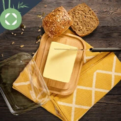 Glas-Butterdose Bambusboden Luftdicht Spülmaschinenfest -Klarstein 10038310 yy 0005 logo