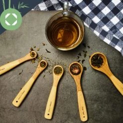 Messlöffel-Set Back- Und Kochbesteck Ideales Abmessen 5er-Set Bambus 11 Messlöffel-Set Back- Und Kochbesteck Ideales Abmessen 5er-Set Bambus -Klarstein 10038313 yy 0003 logo
