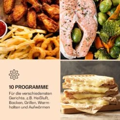 AeroVital Jumbo 3-in-1 Heißluftfritteuse Toaster Dörrautomat 1550 W 18 Liter 14 AeroVital Jumbo 3-in-1 Heißluftfritteuse Toaster Dörrautomat 1550 W 18 Liter -Klarstein 10038339 de 0005 logo