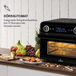 AeroVital Jumbo 3-in-1 Heißluftfritteuse Toaster Dörrautomat 1550 W 18 Liter 15 AeroVital Jumbo 3-in-1 Heißluftfritteuse Toaster Dörrautomat 1550 W 18 Liter -Klarstein 10038339 de 0006 logo