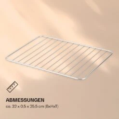 AeroVital Jumbo Heißluftfritteuse Grillrost Edelstahl -Klarstein 10038343 de 0004 logo