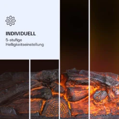 Kamini FXL 2G Elektrischer Kamin Kamineinsatz 1800 W LED-3D-Flammenillusion 14 Kamini FXL 2G Elektrischer Kamin Kamineinsatz 1800 W LED-3D-Flammenillusion -Klarstein 10038366 de 0005 logo