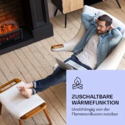 Kamini FXL 2G Elektrischer Kamin Kamineinsatz 1800 W LED-3D-Flammenillusion 15 Kamini FXL 2G Elektrischer Kamin Kamineinsatz 1800 W LED-3D-Flammenillusion -Klarstein 10038366 de 0006 logo
