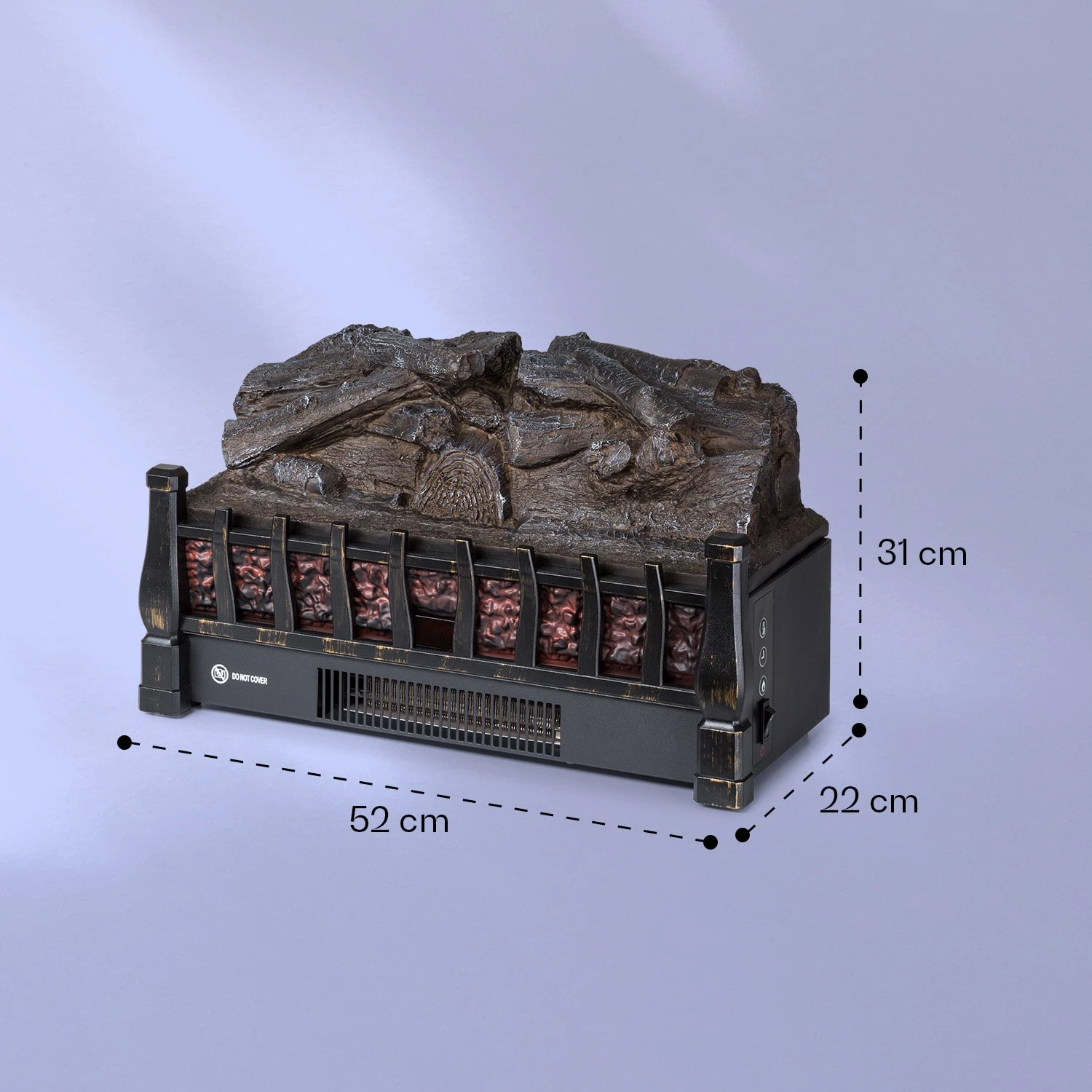 Kamini FXL 2G Elektrischer Kamin Kamineinsatz 1800 W LED-3D-Flammenillusion 9 Kamini FXL 2G Elektrischer Kamin Kamineinsatz 1800 W LED-3D-Flammenillusion – Bild 7