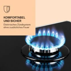 Victoria 5 Gaskochfeld 5-flammig Sabaf-Brenner Glaskeramik Retro-Look 13 Victoria 5 Gaskochfeld 5-flammig Sabaf-Brenner Glaskeramik Retro-Look -Klarstein 10038376 de 0004 logo