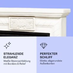 Frosty Peak Elektrischer Kamin 1800 W 10 Bis 30 °C Fernbedienung 11 Frosty Peak Elektrischer Kamin 1800 W 10 Bis 30 °C Fernbedienung -Klarstein 10038397 de 0003 logo