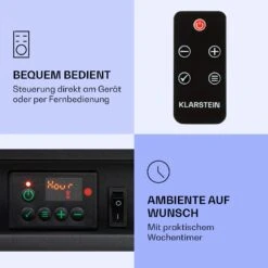 Beerenberg Elektrischer Kamin 1800 W 10 Bis 30 °C Fernbedienung 14 Beerenberg Elektrischer Kamin 1800 W 10 Bis 30 °C Fernbedienung -Klarstein 10038398 de 0006 logo