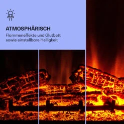 Studio 5 Arc Elektrokamin 1800 W LED-Flammen Heizlüfter Fernbedienung 12 Studio 5 Arc Elektrokamin 1800 W LED-Flammen Heizlüfter Fernbedienung -Klarstein 10038400 de 0004 logo