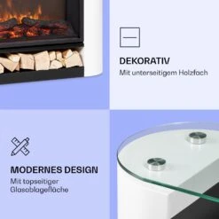 Studio 10 Arc Elektrokamin 1800 W LED-Flammen Heizlüfter Fernbedienung 12 Studio 10 Arc Elektrokamin 1800 W LED-Flammen Heizlüfter Fernbedienung -Klarstein 10038402 de 0005 logo