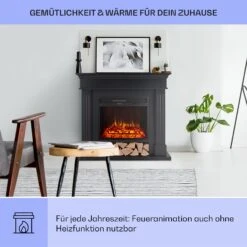 Las Pilas Elektrokamin Heizlüfter 900/1800W Wochentimer Fernbedienung 13 Las Pilas Elektrokamin Heizlüfter 900/1800W Wochentimer Fernbedienung -Klarstein 10038630 de 0004 usp