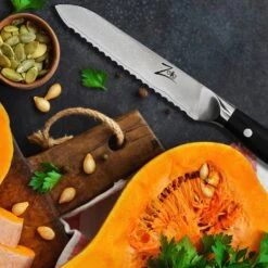 Alpha-Royal Japanese Serie 5,5" Allzweckmesser Wellen Damast-Stahl -Klarstein 10038997 de 0004 logo