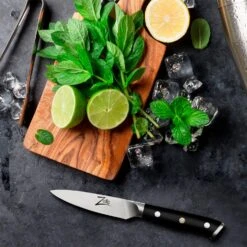 Alpha-Royal German 4" Schälmesser 56 HCR Damaszenerstahl 12 Alpha-Royal German 4" Schälmesser 56 HCR Damaszenerstahl -Klarstein 10039004 yy 0005 logo