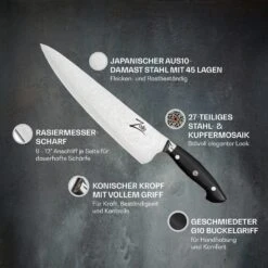 Executive-Plus Serie 10" Kochmesser 61 HRC Damaszenerstahl -Klarstein 10039013 de 0002 logo