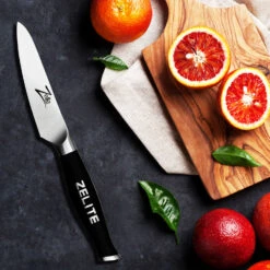 Comfort Pro Serie 4" Schälmesser 56 HRC Edelstahl -Klarstein 10039031 yy 0004 logo