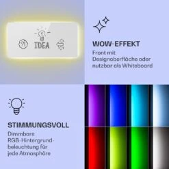 Mojave 1000 Smart 2-in-1 Heizgerät Infrarot Konvektor 120x60cm 1000W RGB-Licht 12 Mojave 1000 Smart 2-in-1 Heizgerät Infrarot Konvektor 120x60cm 1000W RGB-Licht -Klarstein 10039823 de 0003 logo