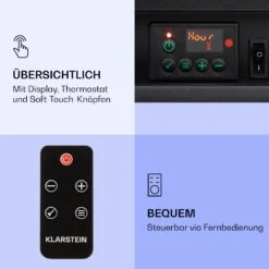 Dukono Elektrokamin 1800 W LED-Flammen Heizlüfter Timer Holzfach 14 Dukono Elektrokamin 1800 W LED-Flammen Heizlüfter Timer Holzfach -Klarstein 10039853 de 0005 logo