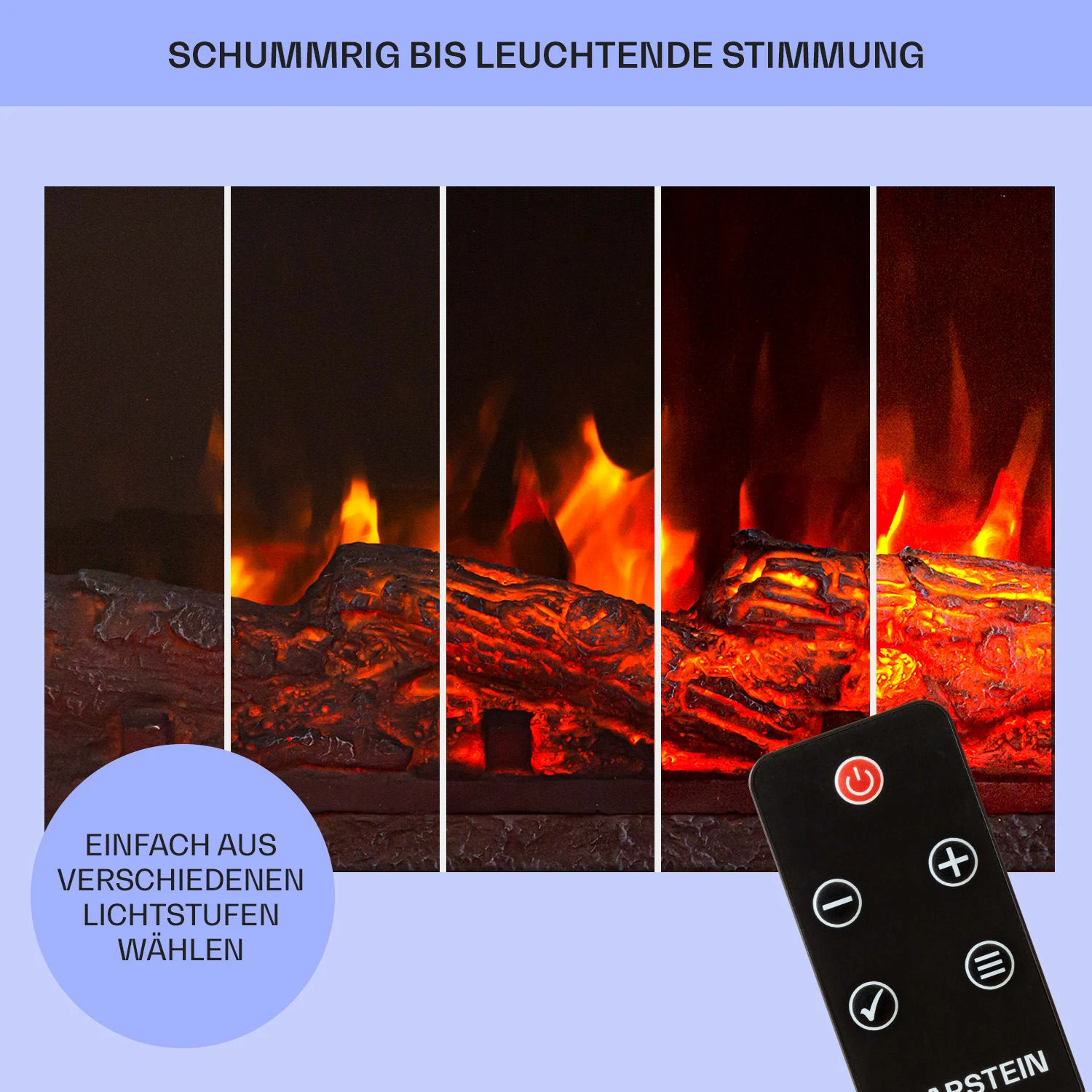 Dukono Elektrokamin 1800 W LED-Flammen Heizlüfter Timer Holzfach 10 Dukono Elektrokamin 1800 W LED-Flammen Heizlüfter Timer Holzfach – Bild 8