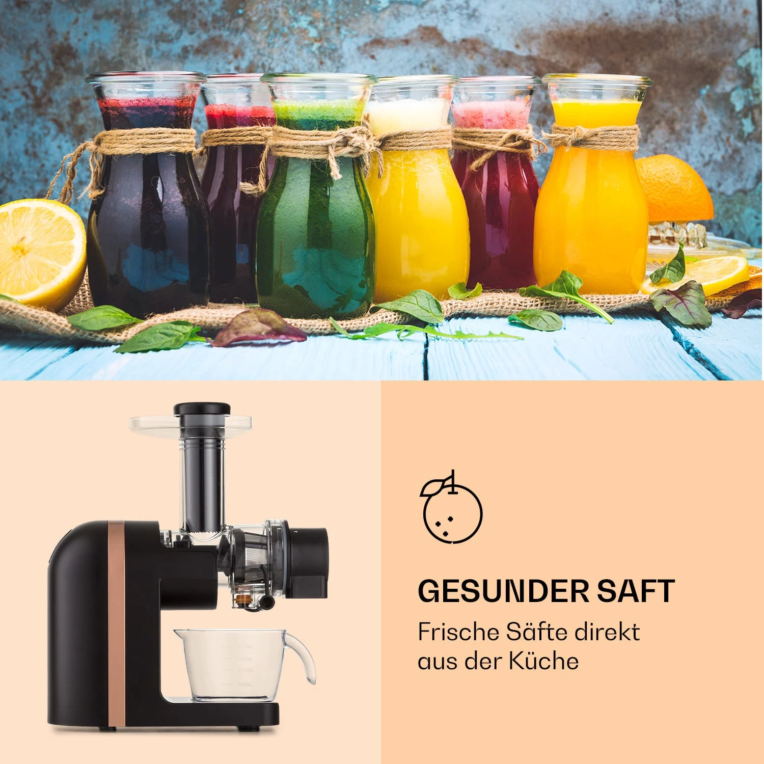 Bella Elegance Saftpresse 200 W 400 Ml BPA-frei 7 Bella Elegance Saftpresse 200 W 400 Ml BPA-frei – Bild 5