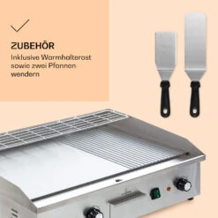 Grillmeile 4400 Elektrogrill Plancha 2x2200W Grillplatte Edelstahl 15 Grillmeile 4400 Elektrogrill Plancha 2x2200W Grillplatte Edelstahl -Klarstein 10039915 de 0006 logo