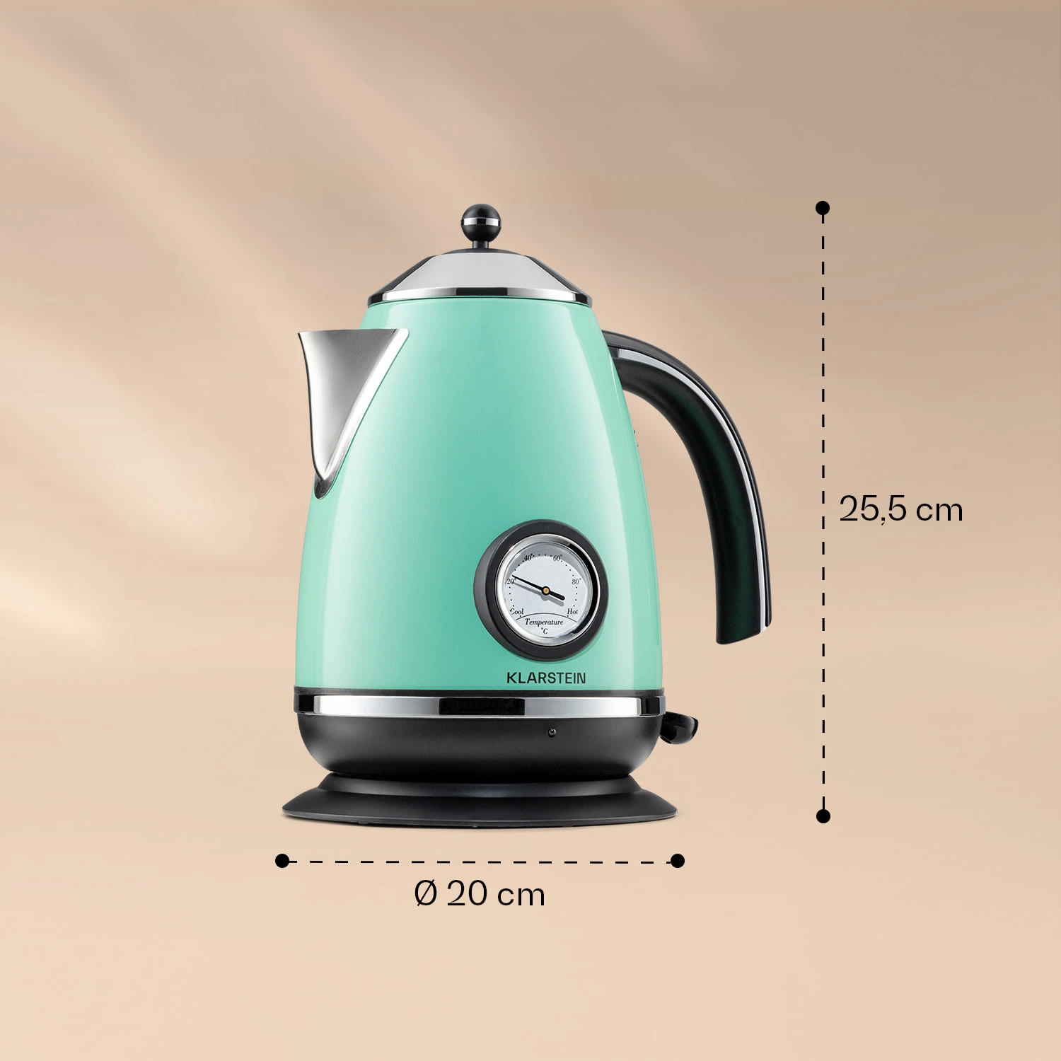 Aquavita Chalet Wasserkocher 1,7 Liter 2200 Watt Temperaturanzeige Edelstahl 10 Aquavita Chalet Wasserkocher 1,7 Liter 2200 Watt Temperaturanzeige Edelstahl – Bild 8