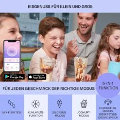 Dolce Bacio Smart Eiscremebereiter Yogurtmaker Kompressor 2 Liter WiFi Touch Edelstahl 12 Dolce Bacio Smart Eiscremebereiter Yogurtmaker Kompressor 2 Liter WiFi Touch Edelstahl -Klarstein 10040048 de 0003 logo