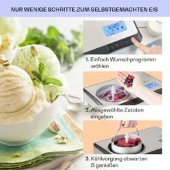 Dolce Bacio Smart Eiscremebereiter Yogurtmaker Kompressor 2 Liter WiFi Touch Edelstahl 13 Dolce Bacio Smart Eiscremebereiter Yogurtmaker Kompressor 2 Liter WiFi Touch Edelstahl -Klarstein 10040048 de 0004 logo
