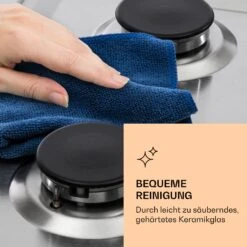 Ignito Chef Edition 5 Zonen Gaskochfeld 5-flammig Sabaf-Brenner Glaskeramik 14 Ignito Chef Edition 5 Zonen Gaskochfeld 5-flammig Sabaf-Brenner Glaskeramik -Klarstein 10040147 de 0006 logo