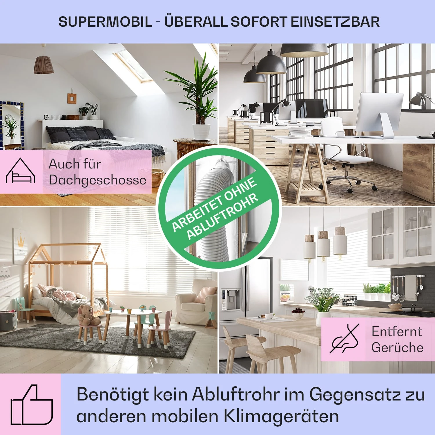 Mistral 5-in-1 Luftkühler Ventilator Ionisator 360 M³/h Fernbedienung 7 Mistral 5-in-1 Luftkühler Ventilator Ionisator 360 M³/h Fernbedienung – Bild 5