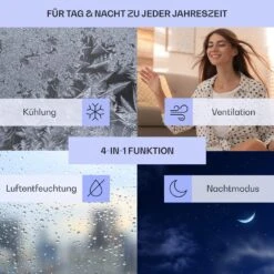 New Breeze 9 Mobile Klimaanlage 4-in-1 9.000 BTU / 2,6 KW EEK A Bodenrollen Timer 11 New Breeze 9 Mobile Klimaanlage 4-in-1 9.000 BTU / 2,6 KW EEK A Bodenrollen Timer -Klarstein 10040154 de 0002 usp