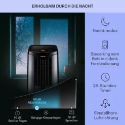 New Breeze 9 Mobile Klimaanlage 4-in-1 9.000 BTU / 2,6 KW EEK A Bodenrollen Timer 13 New Breeze 9 Mobile Klimaanlage 4-in-1 9.000 BTU / 2,6 KW EEK A Bodenrollen Timer -Klarstein 10040154 de 0004 usp