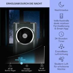 Kraftwerk Eco Smart 11 Klimaanlage 3-in-1 11500 BTU App Fernbedienung 13 Kraftwerk Eco Smart 11 Klimaanlage 3-in-1 11500 BTU App Fernbedienung -Klarstein 10040190 de 0004 logo