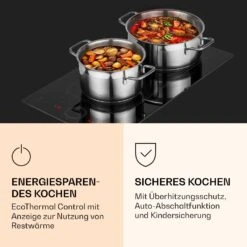 Victoria Domino Induktionskochfeld Einbau 3500W Flexzone Timer 13 Victoria Domino Induktionskochfeld Einbau 3500W Flexzone Timer -Klarstein 10040199 de 0005 logo