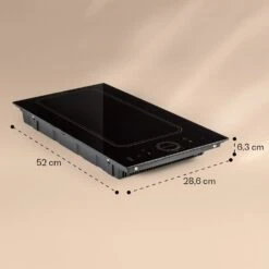 Victoria Domino Induktionskochfeld Einbau 3500W Flexzone Timer 15 Victoria Domino Induktionskochfeld Einbau 3500W Flexzone Timer -Klarstein 10040199 yy 0007 dimensions