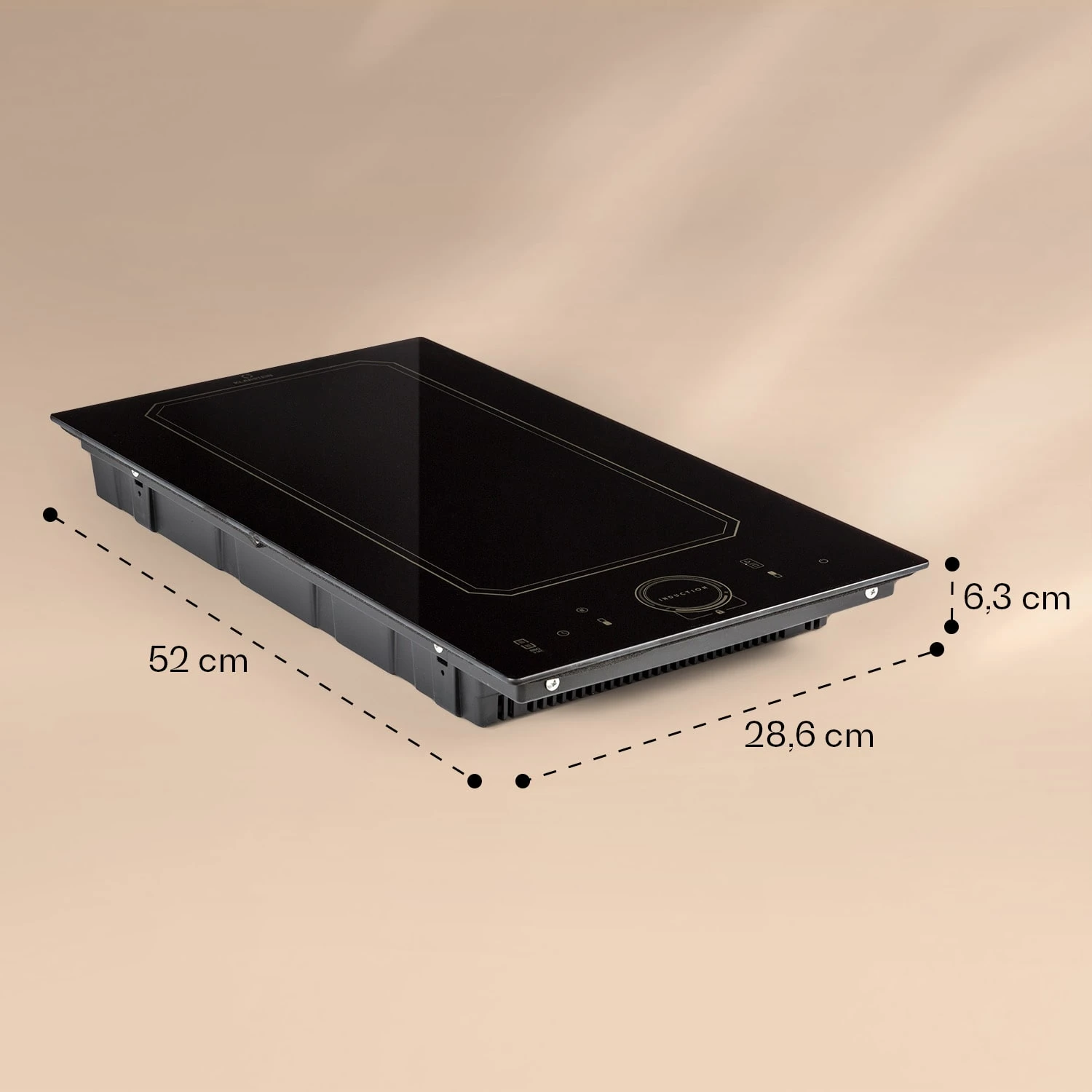 Victoria Domino Induktionskochfeld Einbau 3500W Flexzone Timer 9 Victoria Domino Induktionskochfeld Einbau 3500W Flexzone Timer – Bild 7