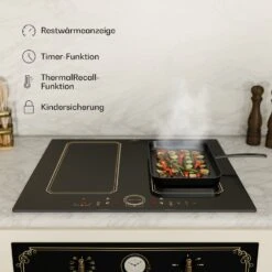 Victoria 4 Flex Induktionskochfeld Einbau 7000W 2 Flexzonen Timer -Klarstein 10040201 de 0006 usp