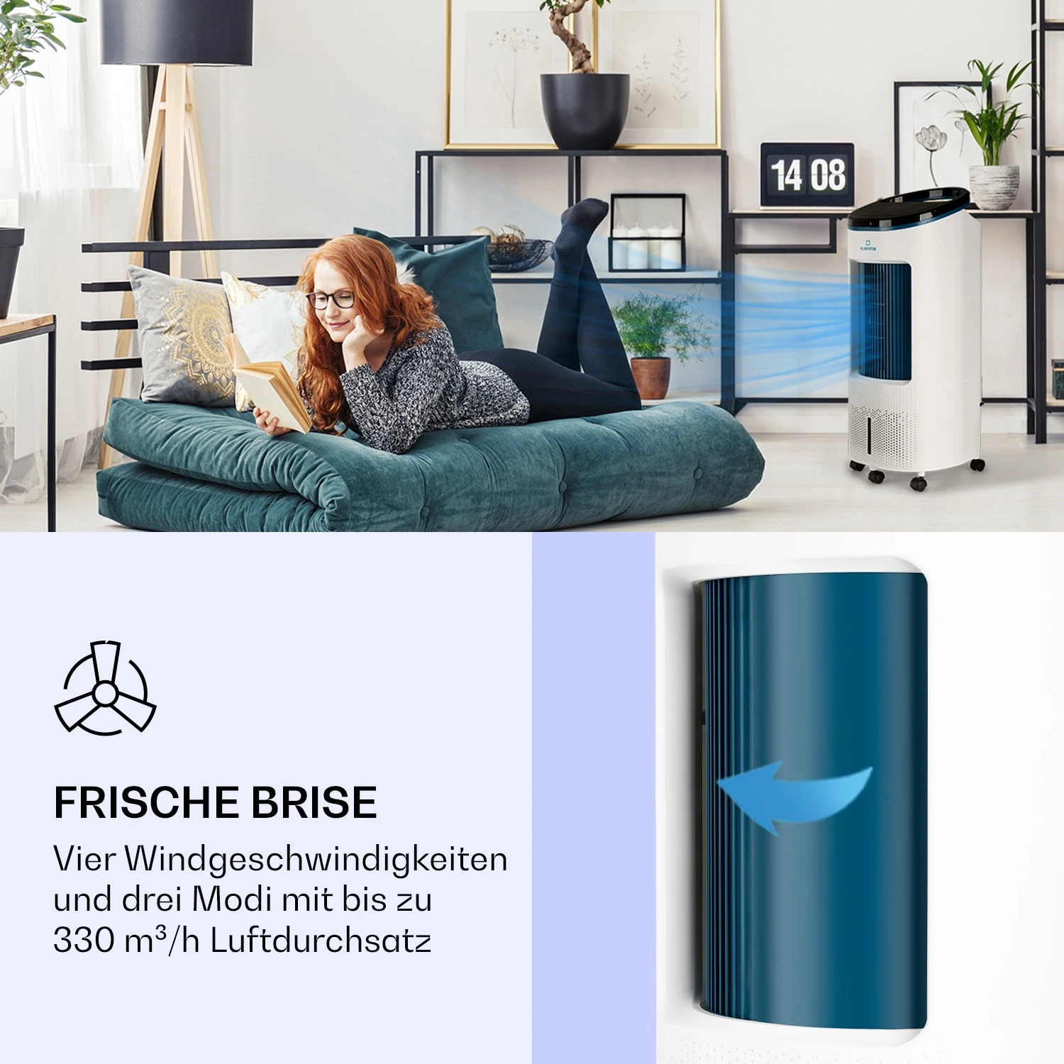 IceWind Plus Smart 4-in-1 Luftkühler Ventilator App-Steuerung 4 IceWind Plus Smart 4-in-1 Luftkühler Ventilator App-Steuerung – Bild 2