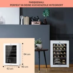 Shiraz 20 Uno Weinkühlschrank 53l 20Fl Touch-Bedienfeld 5-18°C 15 Shiraz 20 Uno Weinkühlschrank 53l 20Fl Touch-Bedienfeld 5-18°C -Klarstein 10040216 de 0006 usp