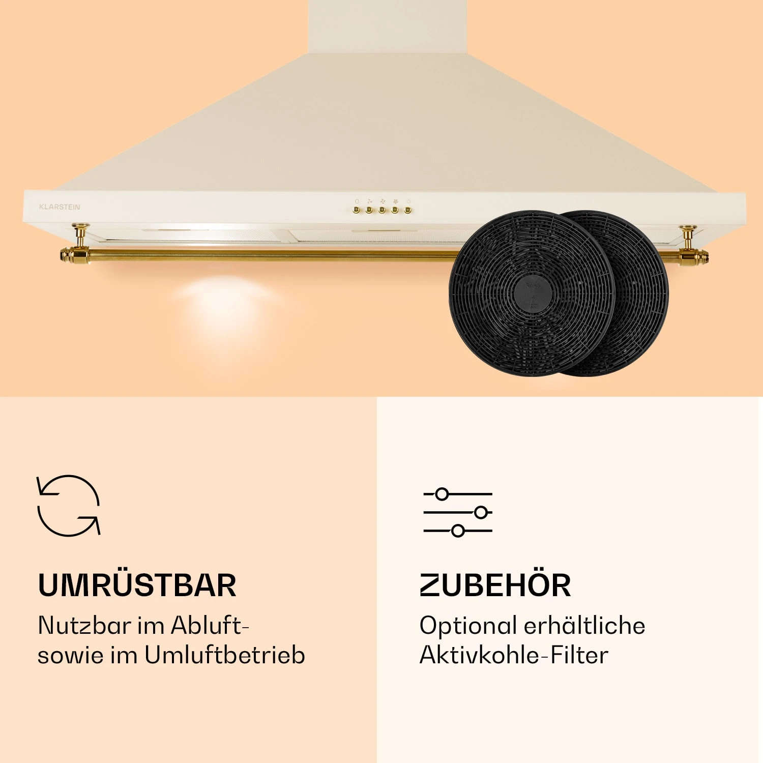 Montblanc 90 Dunstabzugshaube 610m³/h 165W 2x1,5W LED Reling 7 Montblanc 90 Dunstabzugshaube 610m³/h 165W 2x1,5W LED Reling – Bild 5