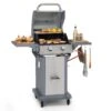 Lucifer 2 Gasgrill 2 X 3,6 KW Brenner 45x45cm Grill Edelstahl Mobil -Klarstein 10040279 yy 0001 titel