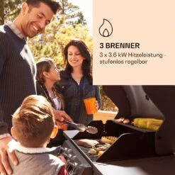 Lucifer 3 Gasgrill 3 X 3,6 KW Brenner 60x45cm Grill Edelstahl Mobil 12 Lucifer 3 Gasgrill 3 X 3,6 KW Brenner 60x45cm Grill Edelstahl Mobil -Klarstein 10040280 de 0003 logo