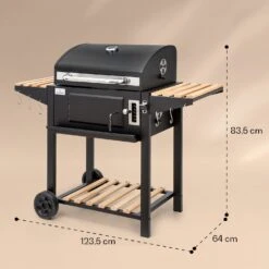 Aberdeen Single Holzkohlegrill 19 Aberdeen Single Holzkohlegrill -Klarstein 10040292 yy 0011 dimensions