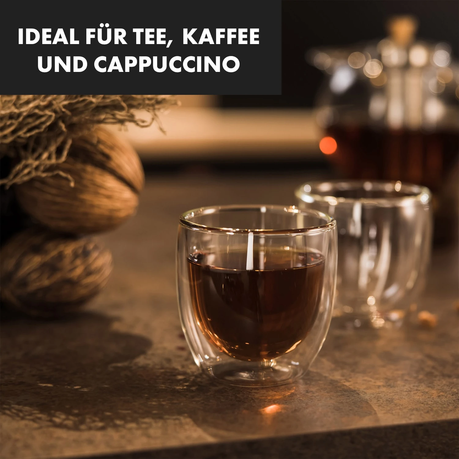 Glaswerk Altino Doppelwandige Thermogläser 250 Ml Handgemacht Borosilikatglas 4 Glaswerk Altino Doppelwandige Thermogläser 250 Ml Handgemacht Borosilikatglas – Bild 2