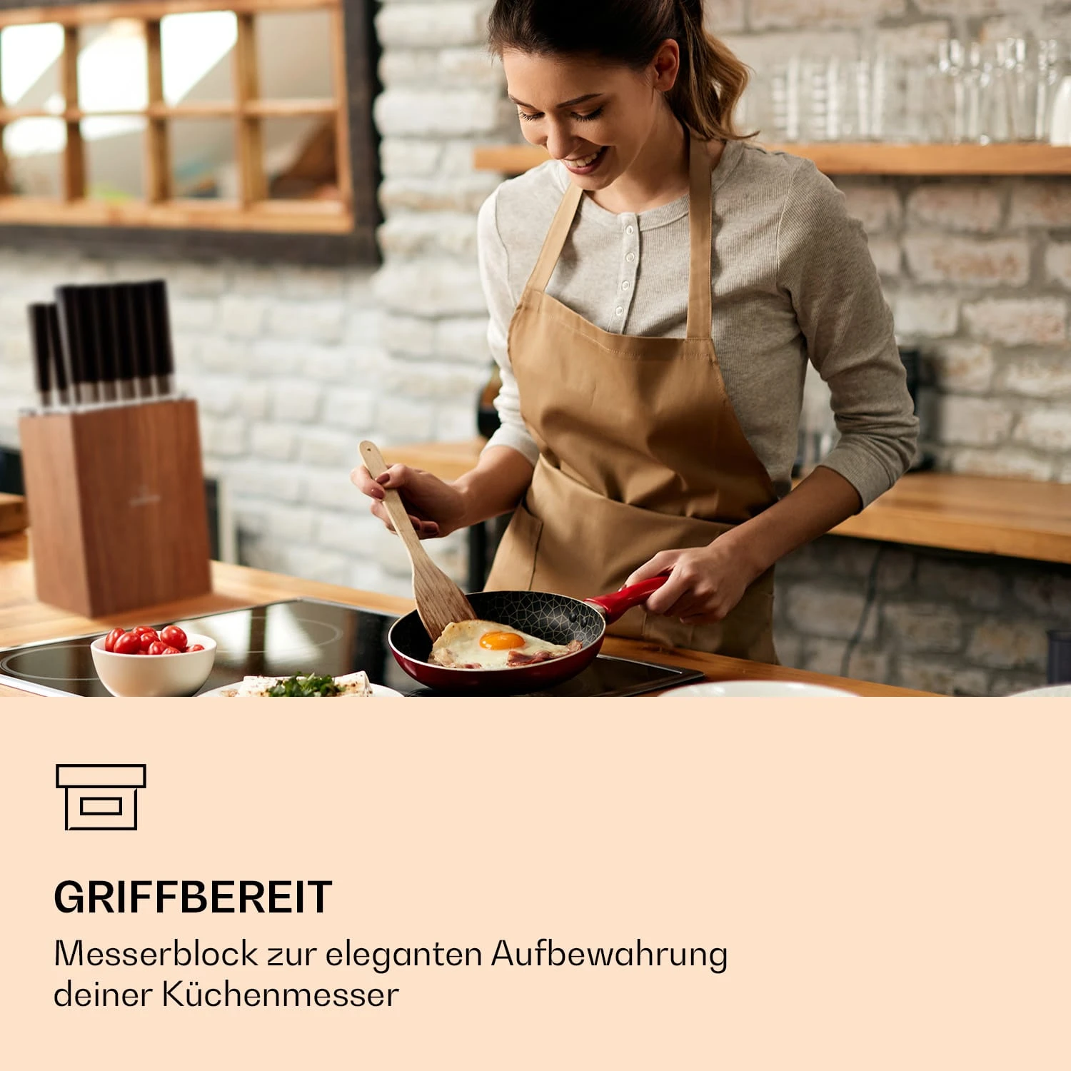 Kitano XL 13tlg. Messer-Set Mit Block 12 Messer Stahl Edler Holzblock 4 Kitano XL 13tlg. Messer-Set Mit Block 12 Messer Stahl Edler Holzblock – Bild 2