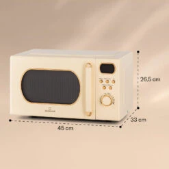 Julieta Mikrowelle Mit Grill 20l 700 / 800 W Ø25,5cm 8 Programme 15 Julieta Mikrowelle Mit Grill 20l 700 / 800 W Ø25,5cm 8 Programme -Klarstein 10040731 yy 0007 dimensions