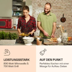 Julieta Mikrowelle Mit Grill 20l 700 / 800 W Ø25,5cm 8 Programme -Klarstein 10040732 de 0002 logo