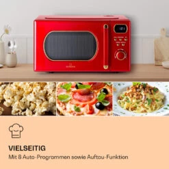 Julieta Mikrowelle Mit Grill 20l 700 / 800 W Ø25,5cm 8 Programme -Klarstein 10040732 de 0003 logo