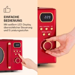 Julieta Mikrowelle Mit Grill 20l 700 / 800 W Ø25,5cm 8 Programme -Klarstein 10040732 de 0005 logo