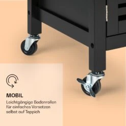 Louisiana Servierwagen Küchenwagen 5 Etagen Holz Handtuchhalter Mobil 16 Louisiana Servierwagen Küchenwagen 5 Etagen Holz Handtuchhalter Mobil -Klarstein 10041123 de 0007 logo